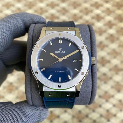 hublot fusion blue replica|hublot classic fusion titanium 42mm.